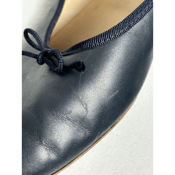 Josefinas Portugal Leather Round Toe Flats in Navy- Sz EU 41 (US 10) - Picture 11 of 11